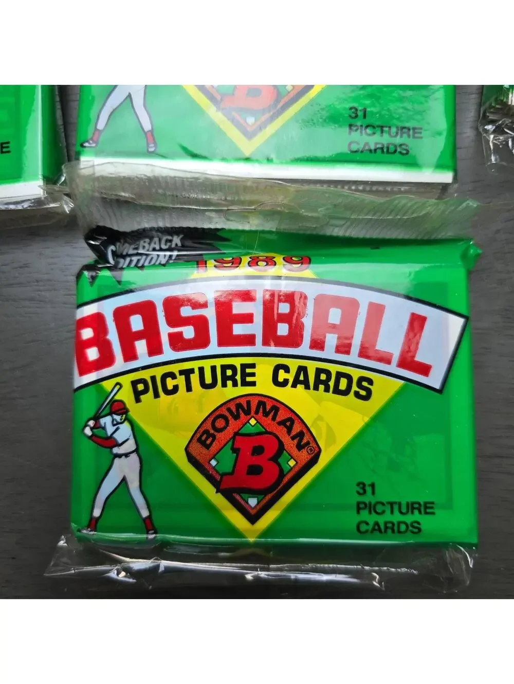 1989 Bowman Baseball Wax Pack Lot (10) Unopened Sealed